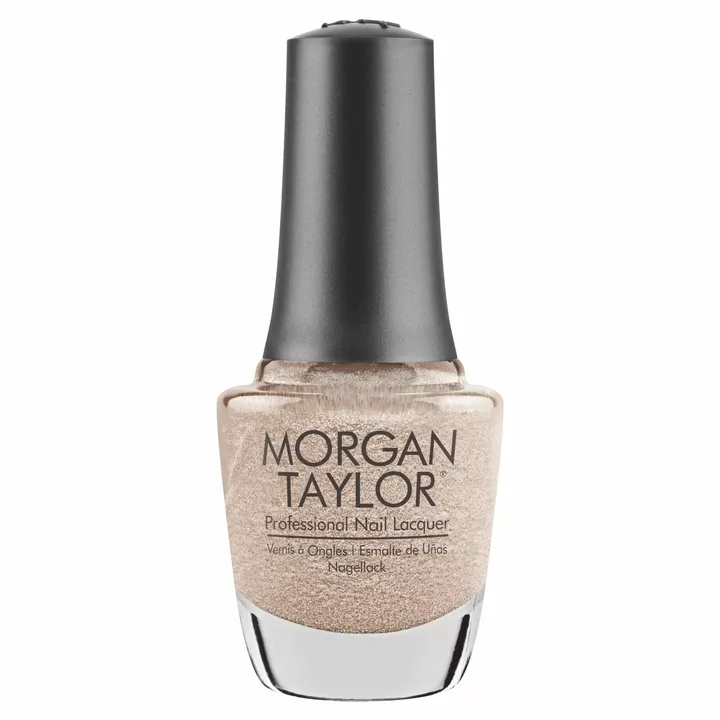 Morgan Taylor Bronzed Nail Lacquer, 0.5 oz. ROSE GOLD GLITTER