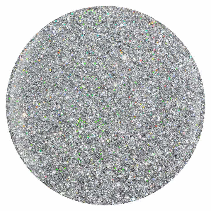 Morgan Taylor Water Field Nail Lacquer, 0.5 oz. SILVER HOLOGRAPHIC GLITTER