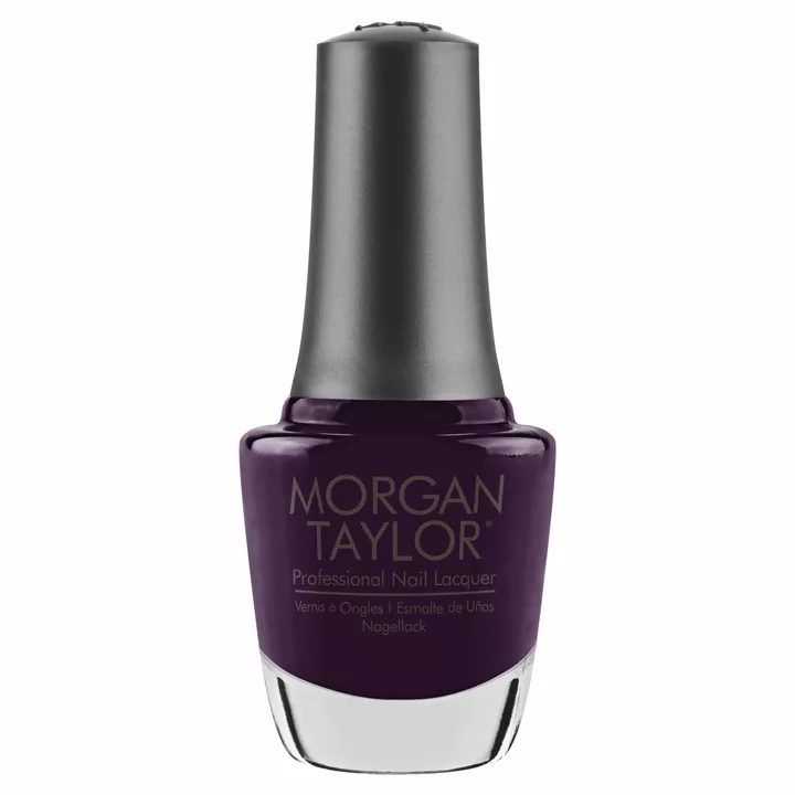 Morgan Taylor Diva Nail Lacquer, 0.5 oz. DEEP PURPLE WITH SUBTLE PEARL