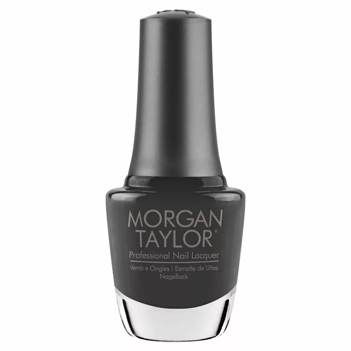 Morgan Taylor Fashion Week Chic Nail Lacquer, 0.5 oz. SLATE GRAY CR&Egrave;ME