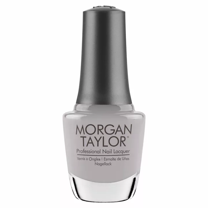 Morgan Taylor Cashmere Kind Of Gal Nail Lacquer, 0.5 oz. LIGHT GRAY CR&Egrave;ME