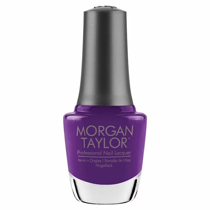 Morgan Taylor You Glare, I Glow Nail Lacquer, 0.5 oz. PURPLE NEON CR&Egrave;ME