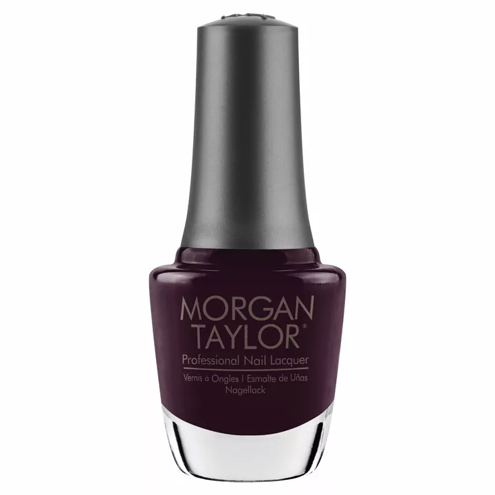 Morgan Taylor Love Me Like A Vamp Nail Lacquer, 0.5 oz. DARK PURPLE CR&Egrave;ME