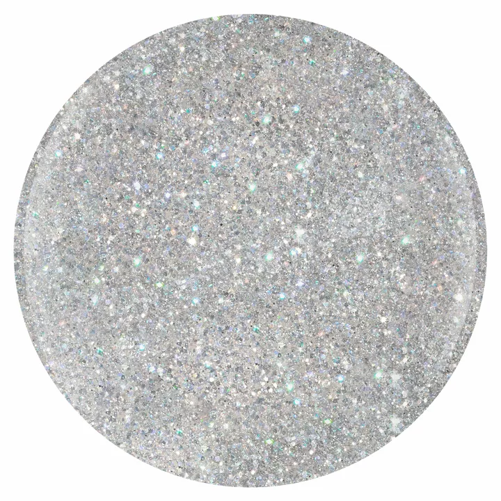 Morgan Taylor Fame Game Nail Lacquer, 0.5 oz. SILVER HOLOGRAPHIC GLITTER