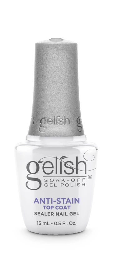 Gelish Anti-Stain Top Coat, 15 mL