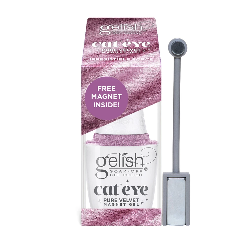 Gelish Cat Eye Pure Velvet Irresistible Force Magnet Gel Polish, 0.5 fl oz.