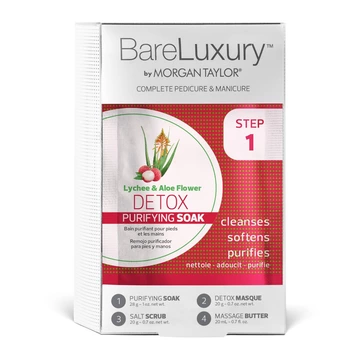 Morgan Taylor BareLuxury Lychee & Aloe Flower 4PK