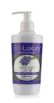 Morgan Taylor BareLuxury Calm Lavender & Sage Pump Lotion, 8 oz.