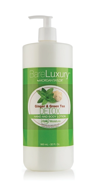 Morgan Taylor BareLuxury Detox Ginger & Green Tea Pump Lotion, 32 oz.