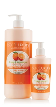 Morgan Taylor BareLuxury Energy Orange & Lemongrass Pump Lotion, 32 oz.