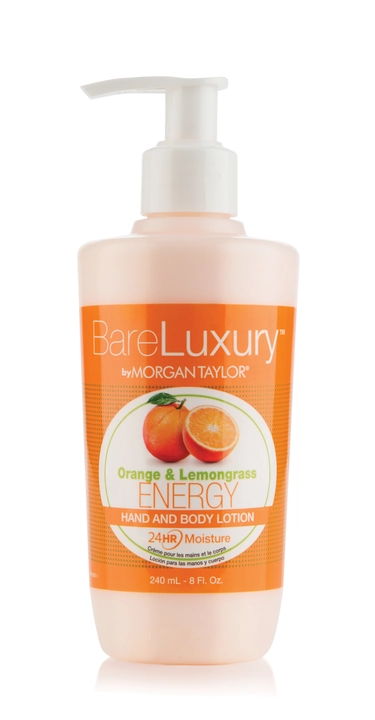 Morgan Taylor BareLuxury Energy Orange & Lemongrass Pump Lotion, 8 oz.