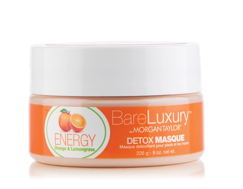 Morgan Taylor BareLuxury Energy Orange & Lemongrass Masque Jar, 8oz. 