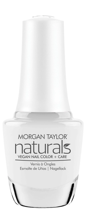 Morgan Taylor Naturals The First Snow Fall Vegan Nail Color, 15mL