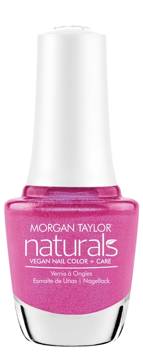 Morgan Taylor Naturals Permanent Pink Vegan Nail Color, 15mL