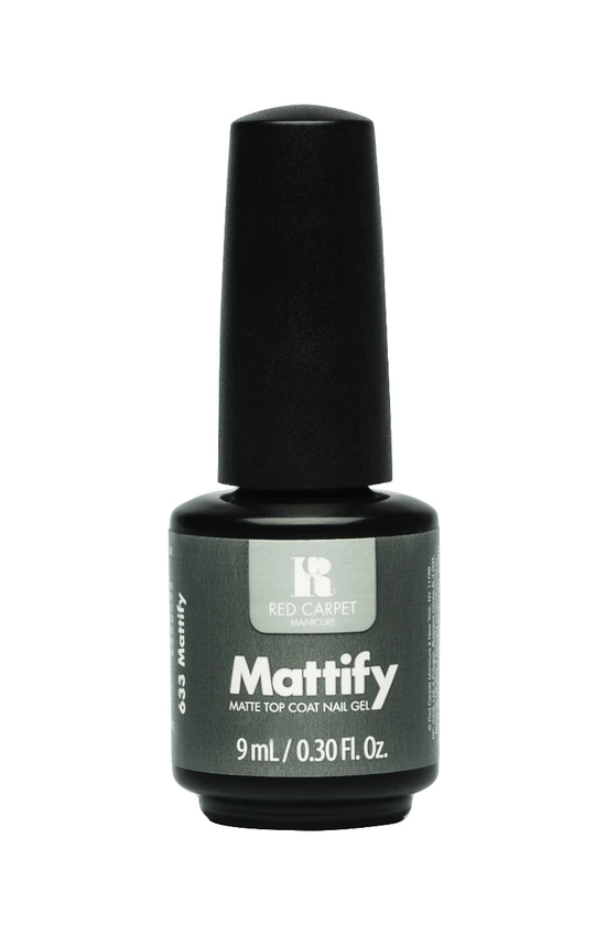 Red Carpet Manicure Mattify Matte Top Coat Nail Gel, 0.3 fl oz.