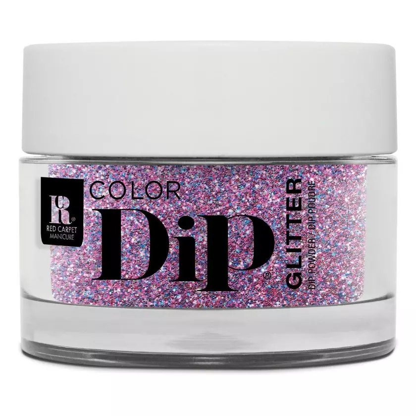 Red Carpet Manicure Color Dip Glitter Gang Nail Dipping Powder, 0.3 fl oz.