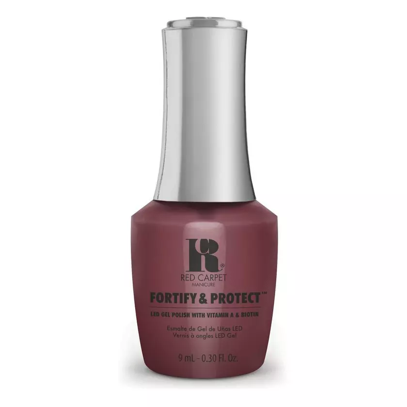 Red Carpet Manicure Fortify & Protect Falling In Louvre LED Nail Gel Color, 0.3 fl oz. 