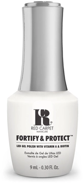 Red Carpet Manicure Fortify & Protect White Hot LED Nail Gel Color, 0.3 fl oz.