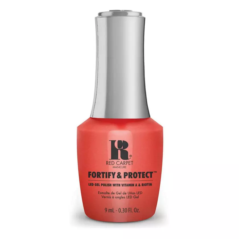 Red Carpet Manicure Fortify & Protect Adventuring Abroad LED Nail Gel Color, 0.3 fl oz. 