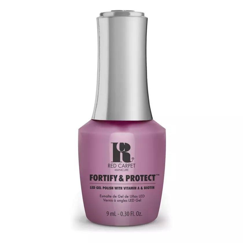 Red Carpet Manicure Fortify & Protect Lavender Skies LED Nail Gel Color, 0.3 fl oz. 