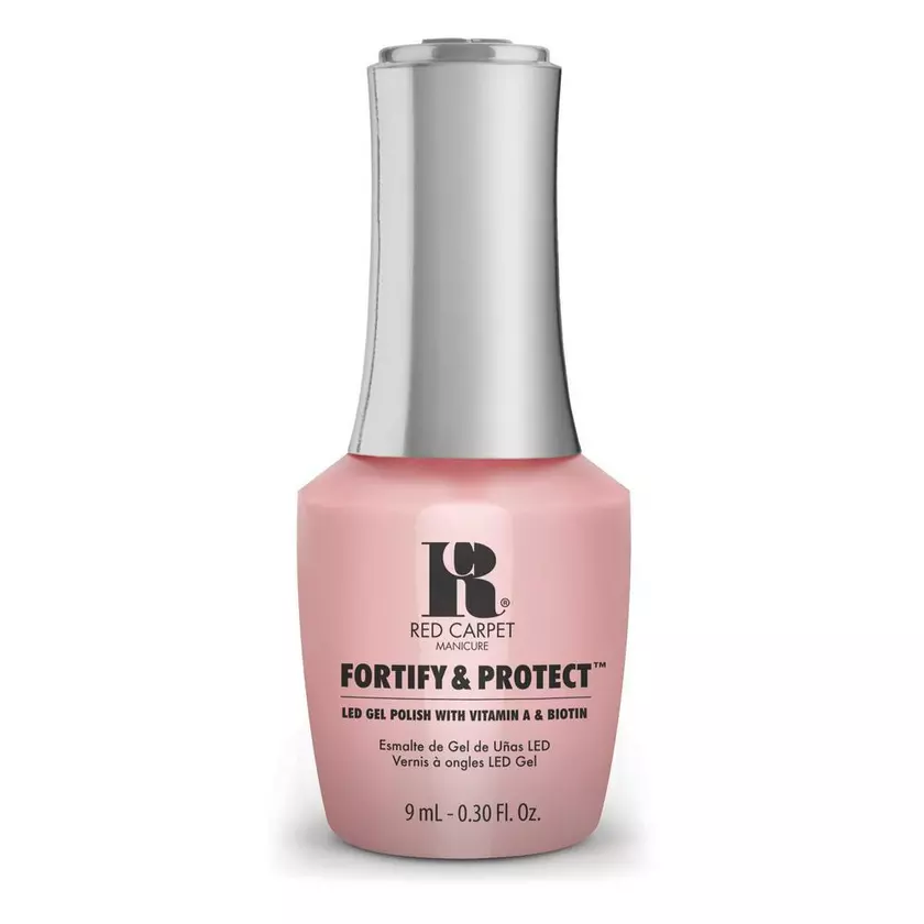 Red Carpet Manicure Fortify & Protect Passport To Petals LED Nail Gel Color, 0.3 fl oz. 