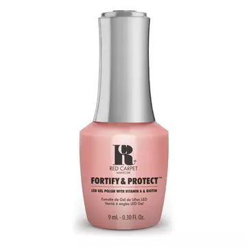 Red Carpet Manicure Fortify & Protect Teahouse Traveler LED Nail Gel Color, 0.3 fl oz.