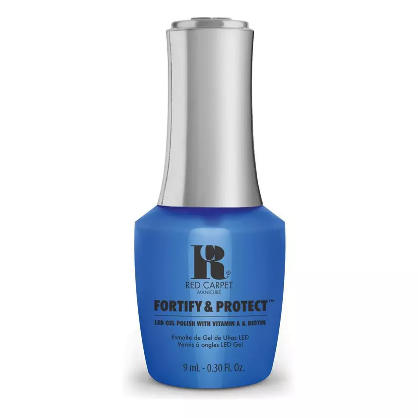 Red Carpet Manicure Fortify and Protect Seas The Summer LED Nail Gel Color, 0.3 fl oz.