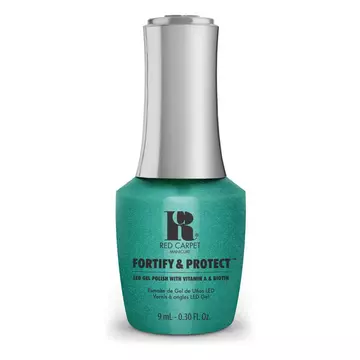 Red Carpet Manicure Fortify and Protect Vacation Goals LED Nail Gel Color, 0.3 fl oz.