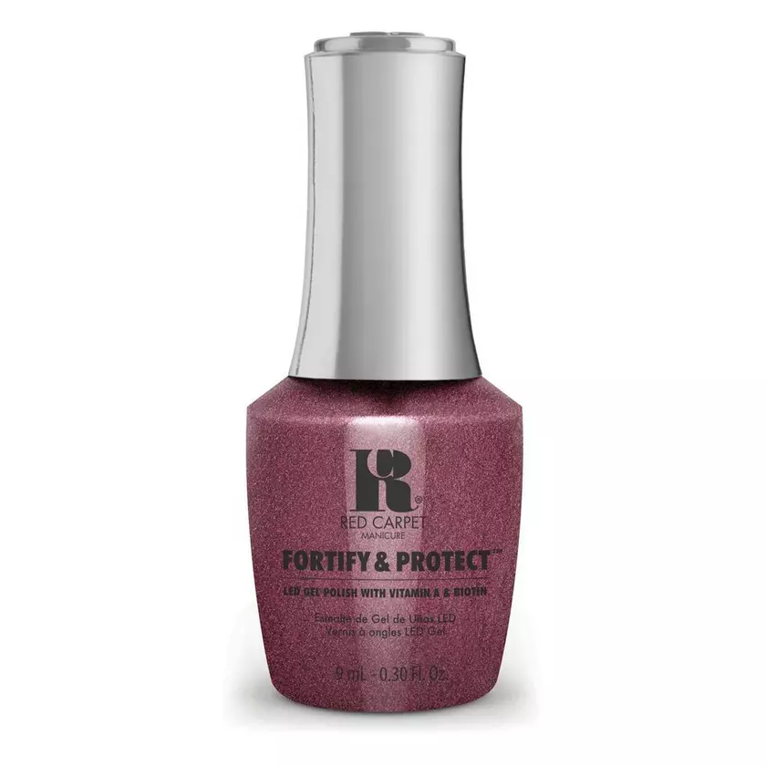 Red Carpet Manicure Fortify & Protect Showcopper LED Nail Gel Color, 0.3 fl oz. 