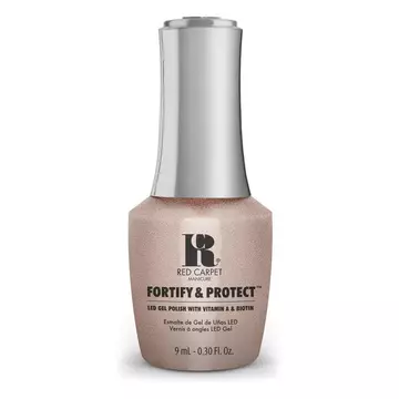 Red Carpet Manicure Fortify & Protect Nude Outlook LED Nail Gel Color, 0.3 fl oz.
