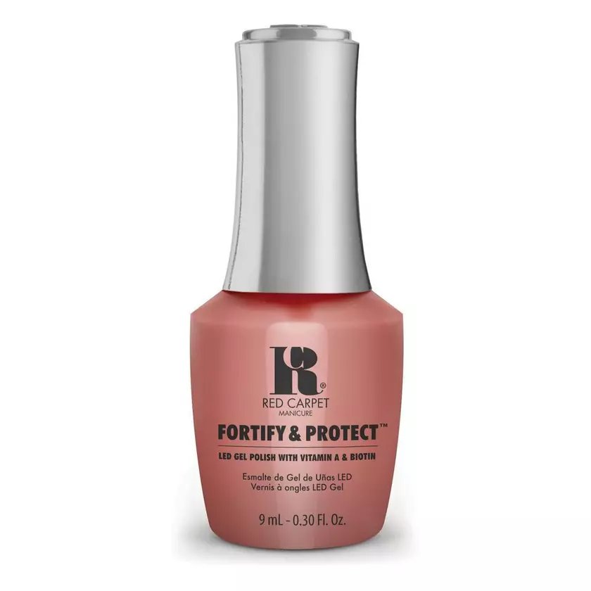Red Carpet Manicure Fortify & Protect Color Me Fabulous LED Nail Gel Color, 0.3 fl oz.