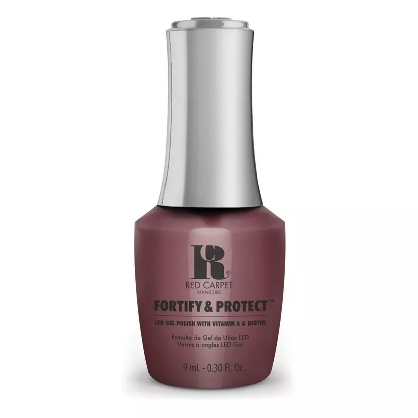 Red Carpet Manicure Fortify & Protect My Audition Tape LED Nail Gel Color, 0.3 fl oz.