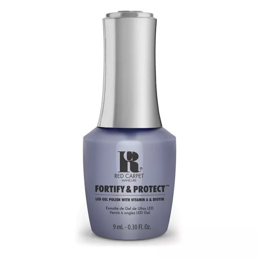 Red Carpet Manicure Fortify & Protect Running The Show LED Nail Gel Color, 0.3 fl oz.