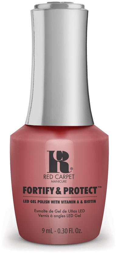 Red Carpet Manicure Fortify & Protect Made For Me LED Nail Gel Color, 0.3 fl oz. 