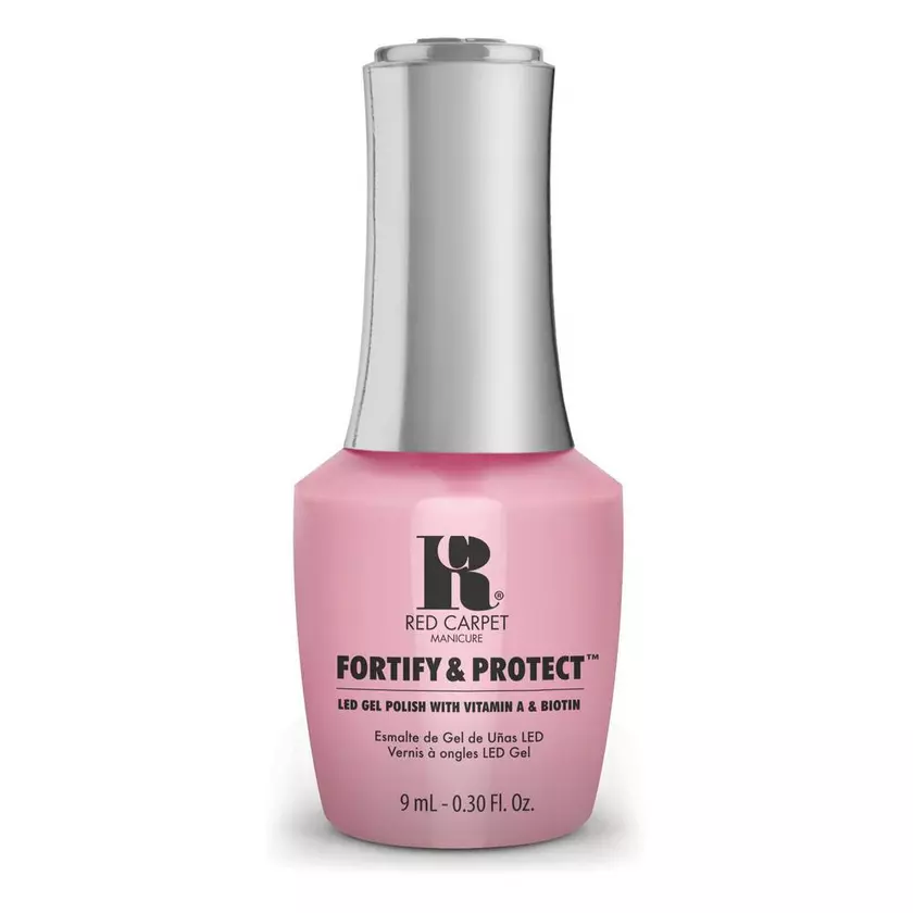 Red Carpet Manicure Fortify & Protect Top Billed Beauty LED Nail Gel Color, 0.3 fl oz. 