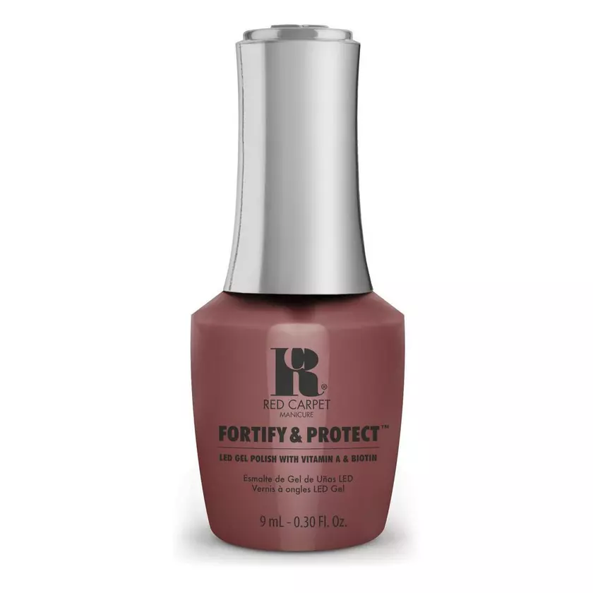 Red Carpet Manicure Fortify & Protect Behind The Camera LED Nail Gel Color, 0.3 fl oz. 