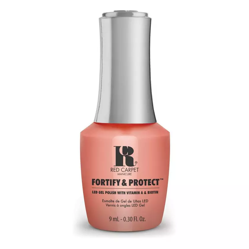 Red Carpet Manicure Fortify & Protect Sunset Cruising LED Nail Gel Color, 0.3 fl oz. 