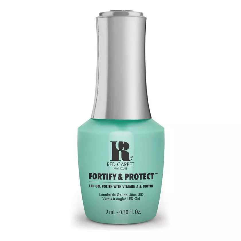 Red Carpet Manicure Fortify & Protect Front And Center LED Nail Gel Color, 0.3 fl oz. 