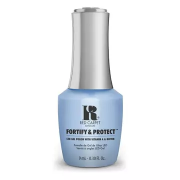 Red Carpet Manicure Fortify & Protect Runway Rehersal LED Nail Gel Color, 0.3 fl oz. 