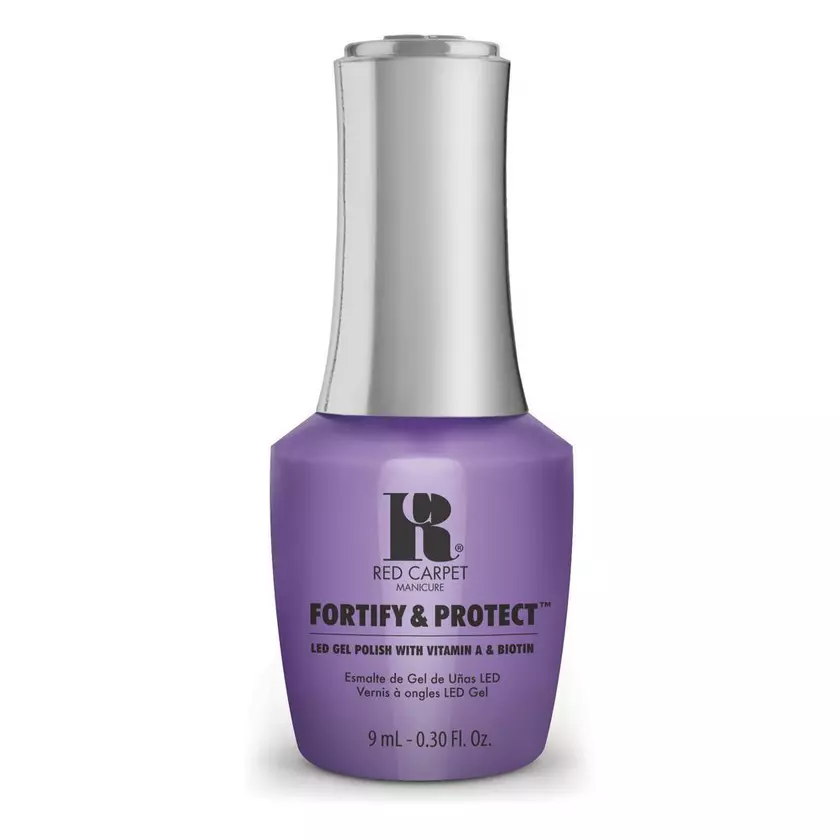 Red Carpet Manicure Fortify & Protect Blockbuster Babe LED Nail Gel Color, 0.3 fl oz. 